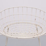 Pastoe Wire Stool Model Km05, Cees Braakman 1950s