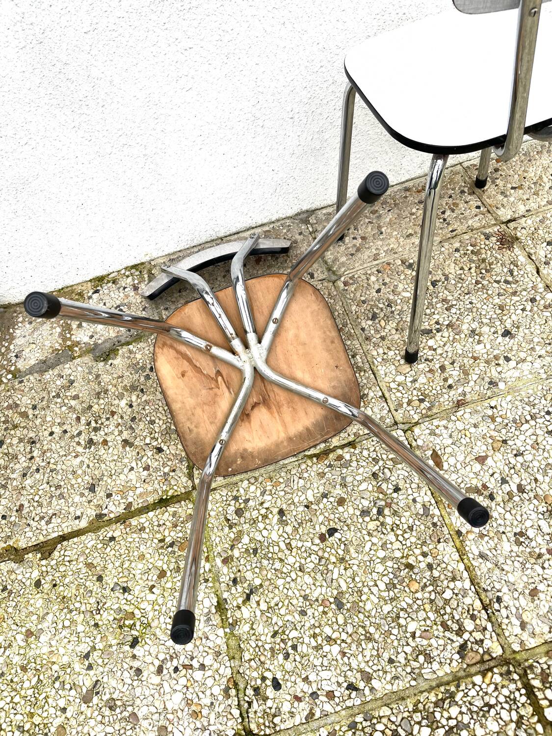 Set of two formica chairs