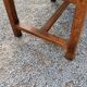 Table de ferme en chêne 6 pieds 2 tiroirs 200cm