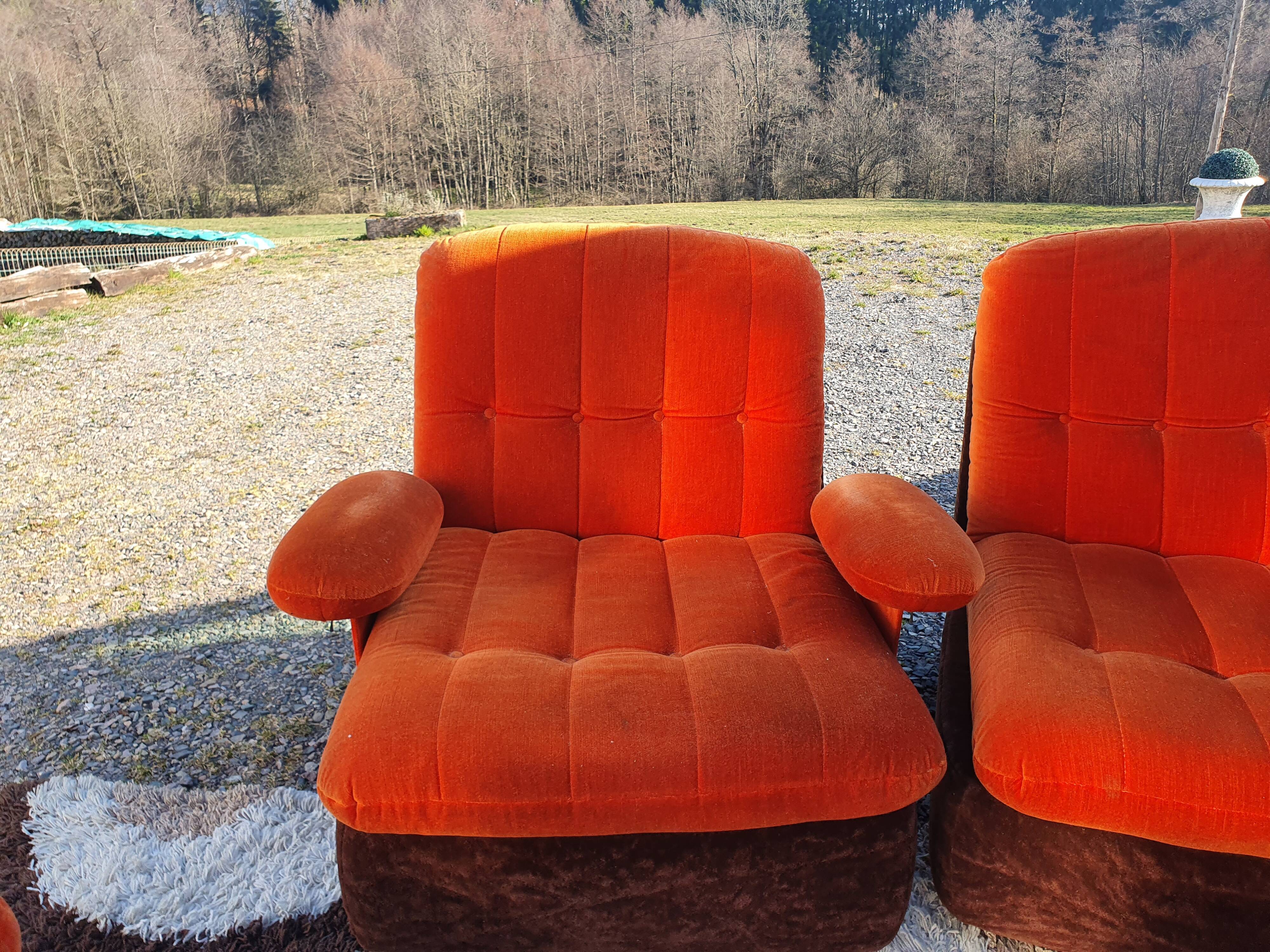 4 modular velvet heaters year 60/70