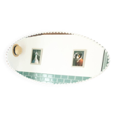 Miroir rétro ovale