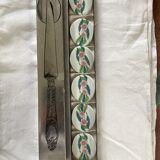 Set of six knife holders porcelain of Paris