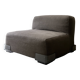 Plastics gray fabric armchair by Piero Lissoni for Kartell, 1970