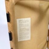 Stool Model PH 43 Made In Oak & Stretched Black Full Grain Leather By Poul Hundevad