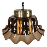 Herda Holland - Design hollandais - Lampe suspendue - Laiton - Acrylique - Années 70