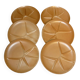 Fondue/raclette plates sandstone CNP Village