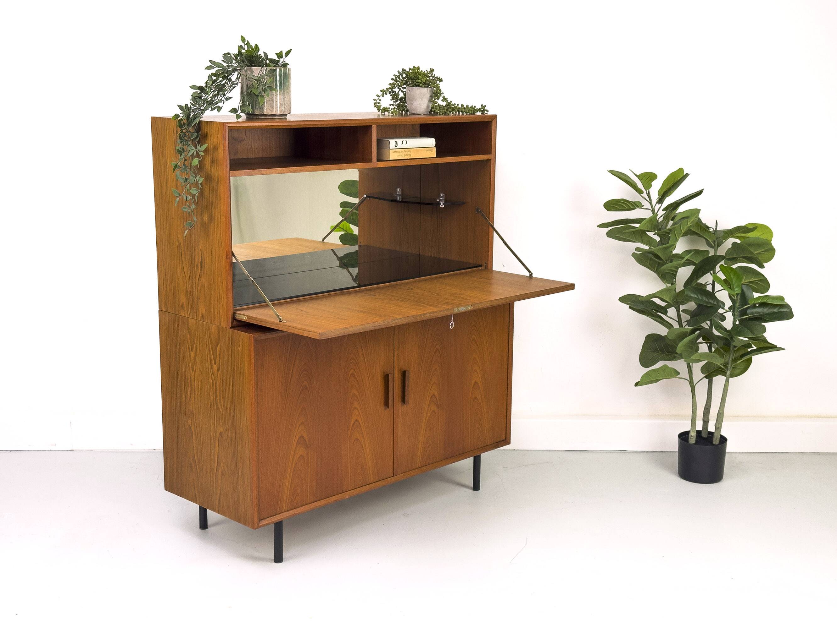 Meuble bar en teck de BBM Bjerringbro, années 1960