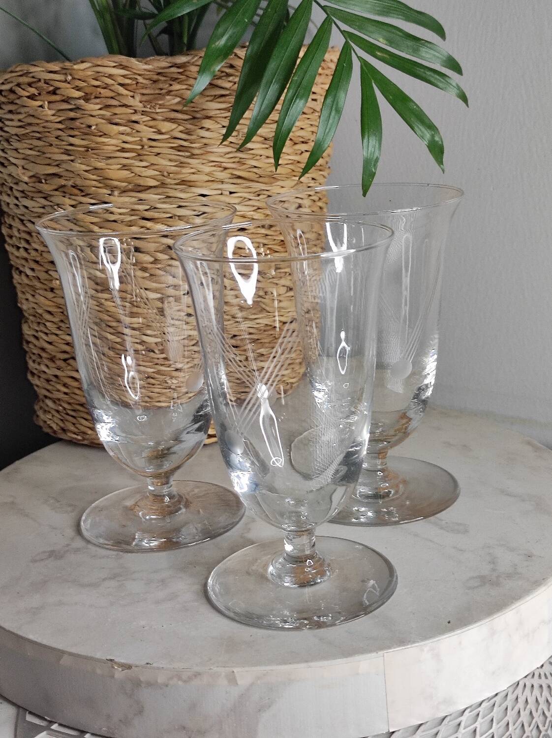 Vintage water glasses