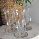 Verres a eau vintage