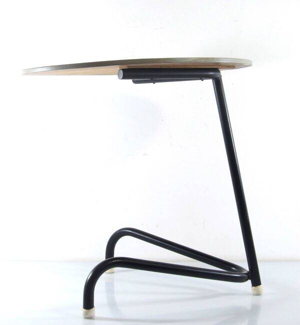 Table d'appoint ronde Pilastro des années 1950, rare.