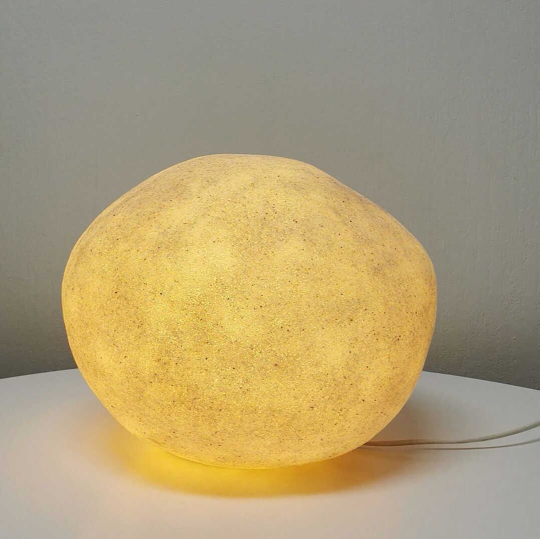 Pebble lamp "Dora" by André Cazenave, 1970