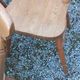 Set de 4 chaises et 1 fauteuil style montagne en chêne