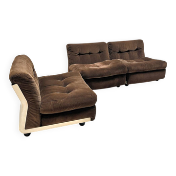 Set of 3 modular armchairs Amanta, Mario Bellini, C&B Italia, 1960s