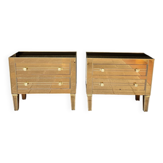 Pair of Italian chests of drawers - 1980s