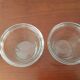 Set of 2 old CONFILUX conical jam pots