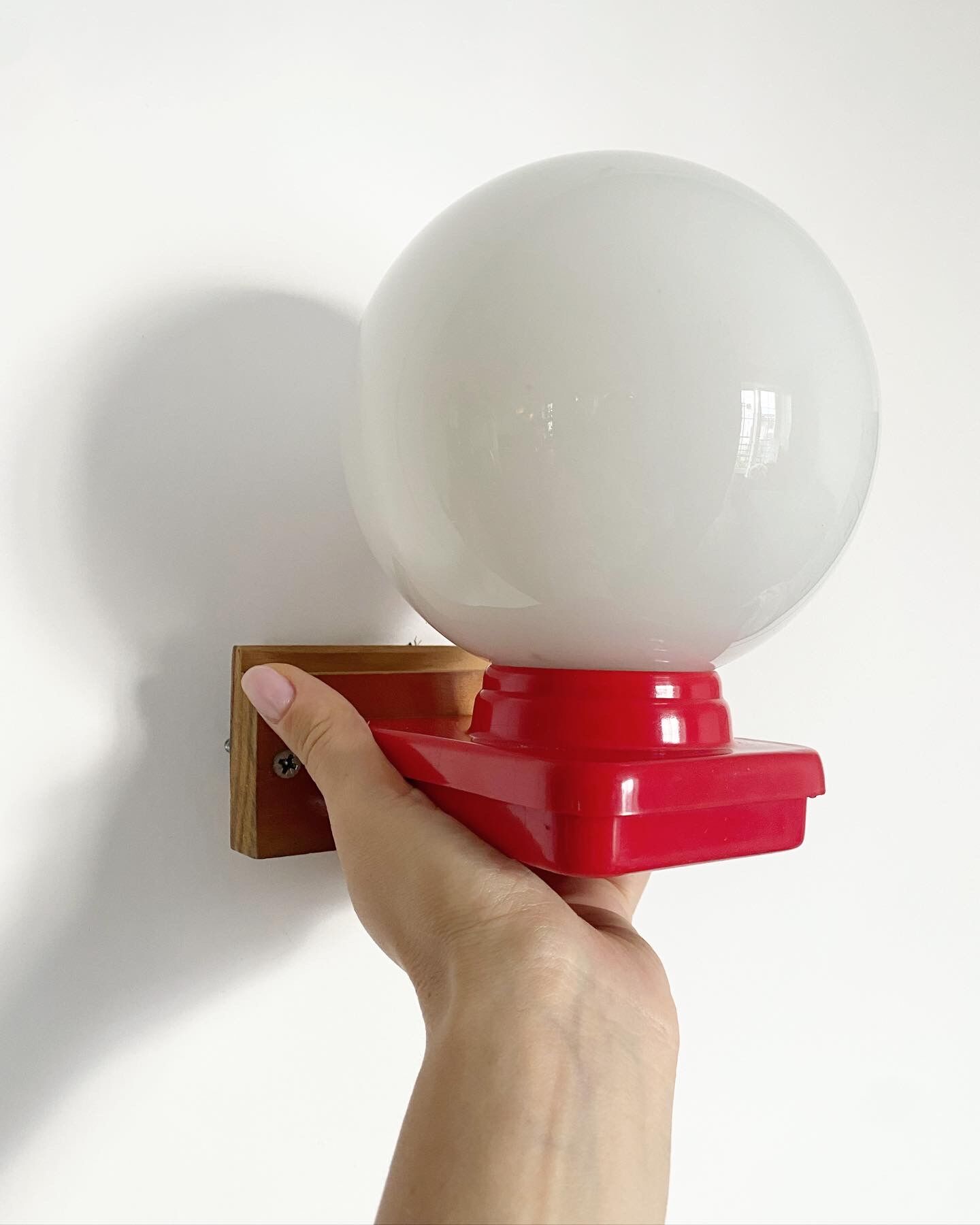 Globe wall lamps 70s