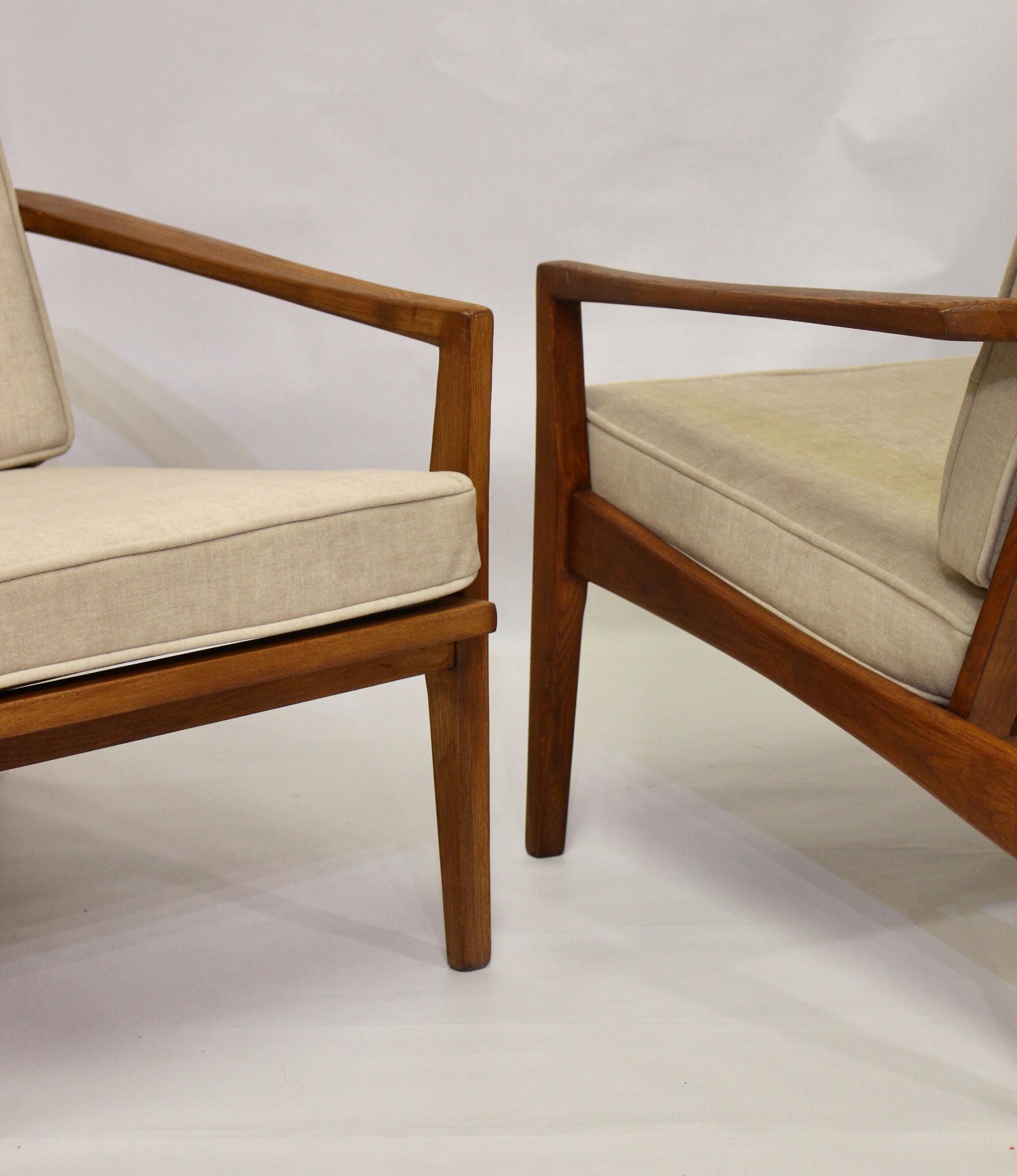 Pair of 60s Scandinavian style armchairs