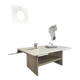 Vintage coffee table in travertine