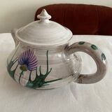 Vallauris teapot with thistle motif