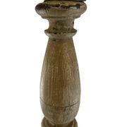 Patina wooden baluster lamp base