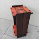 Vintage 1970s pedestal table ceramic