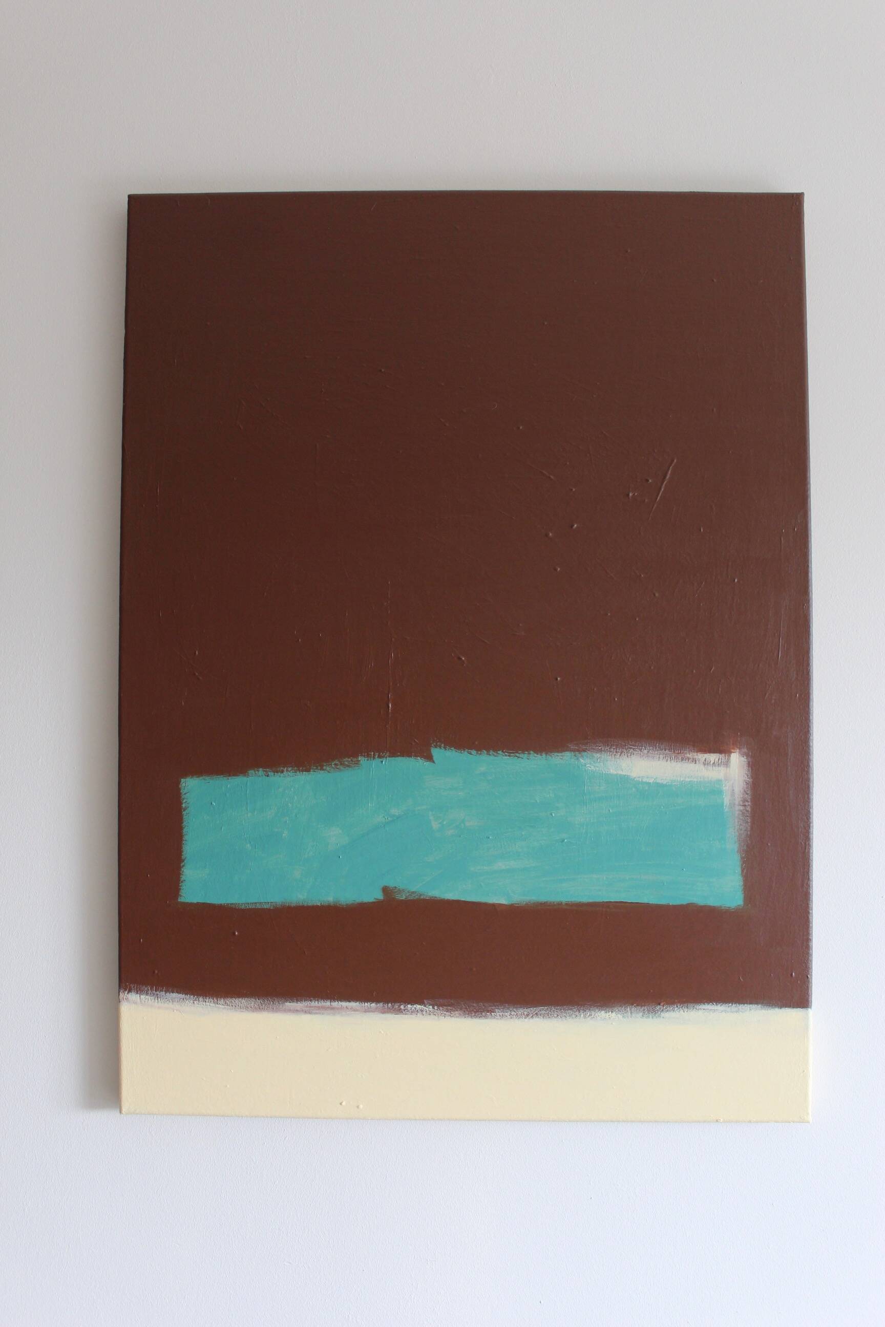 Minimalist abstract painting "garden thoughts"