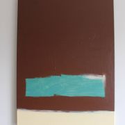 Peinture abstraite minimaliste "garden thoughts"