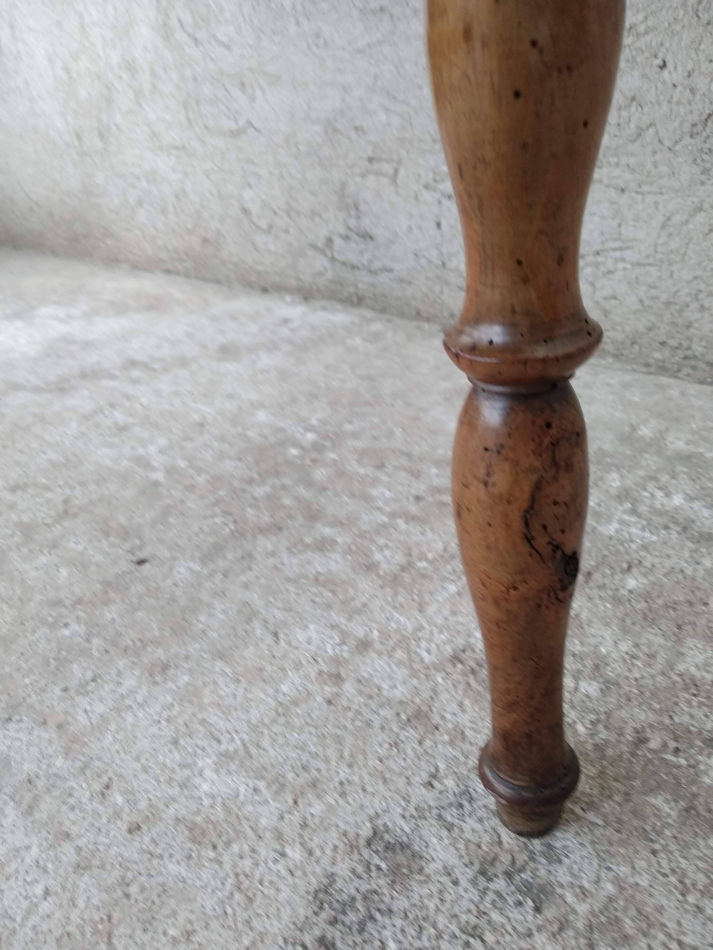 Table ovale à volets style Louis Philippe