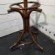 Curved antique wooden parrot