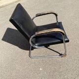 Black armchair