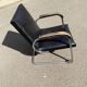 Black armchair