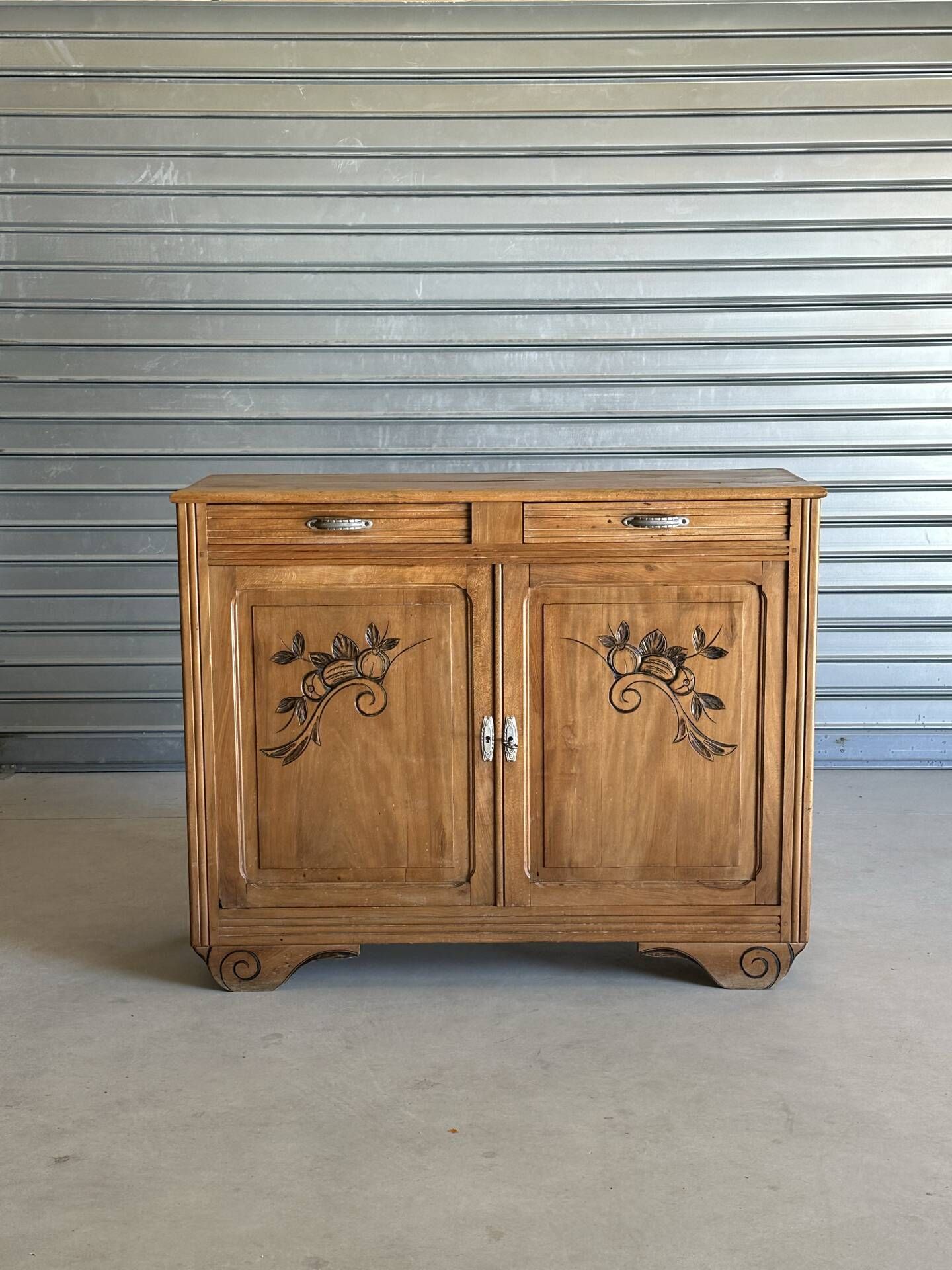 Buffet Art déco années 30 en bois blond