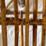 Pair of rattan basket chairs