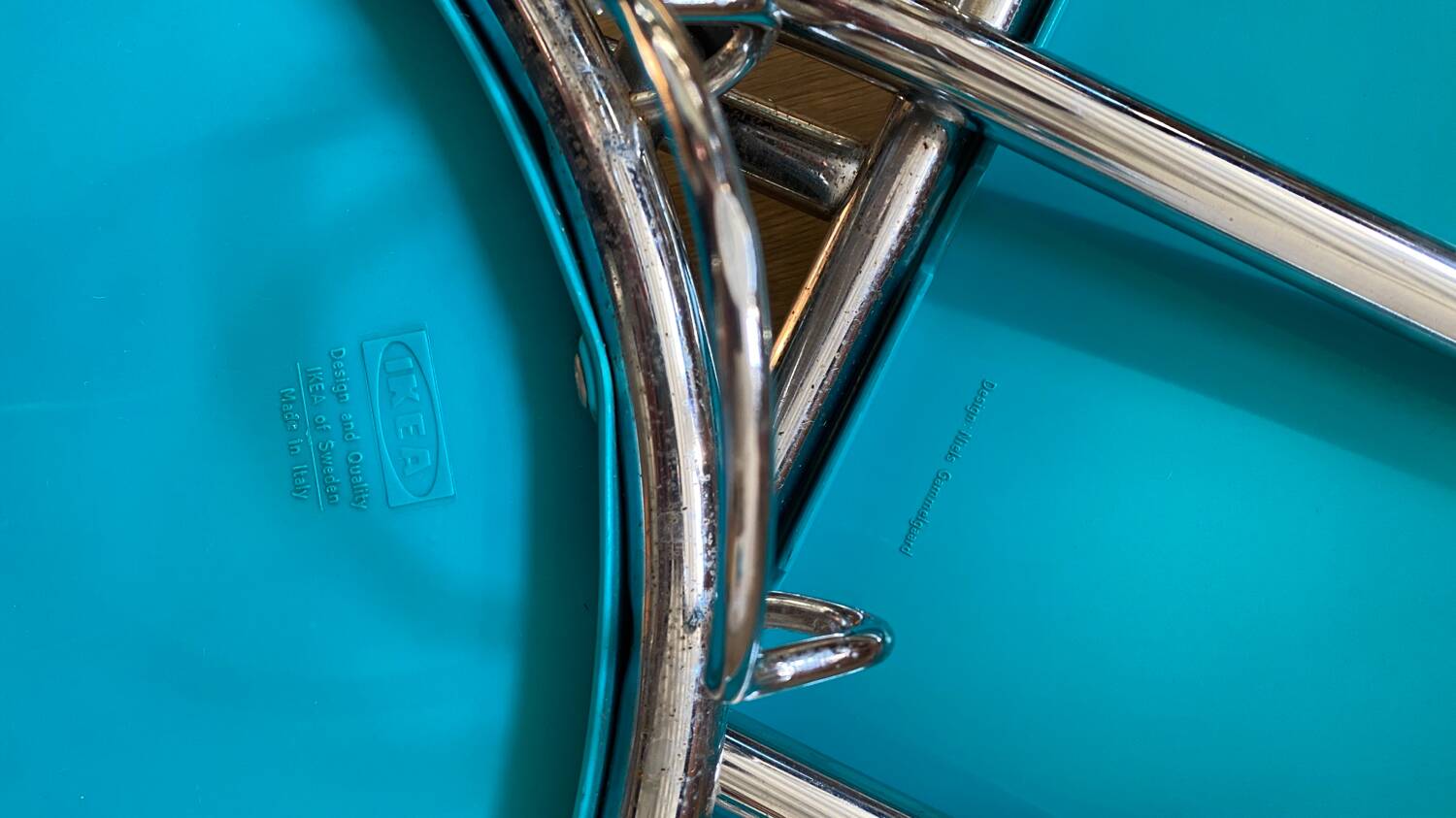 Niels Gammelgaard Chrome Folding Chairs for Ikea 1980´s