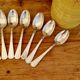 Set of 11 Art Deco silver-plated forks and spoons