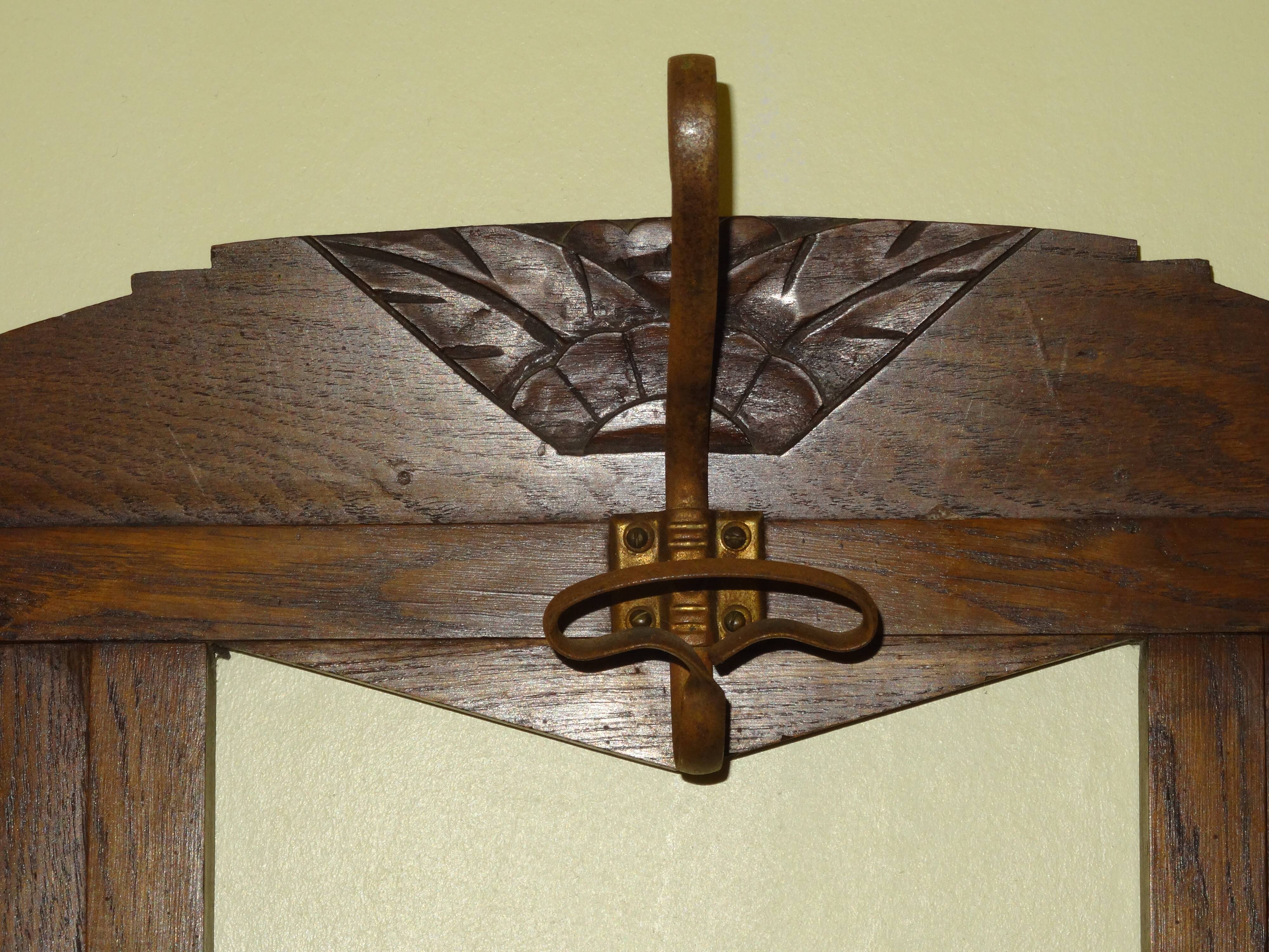 30s Art Deco coat rack