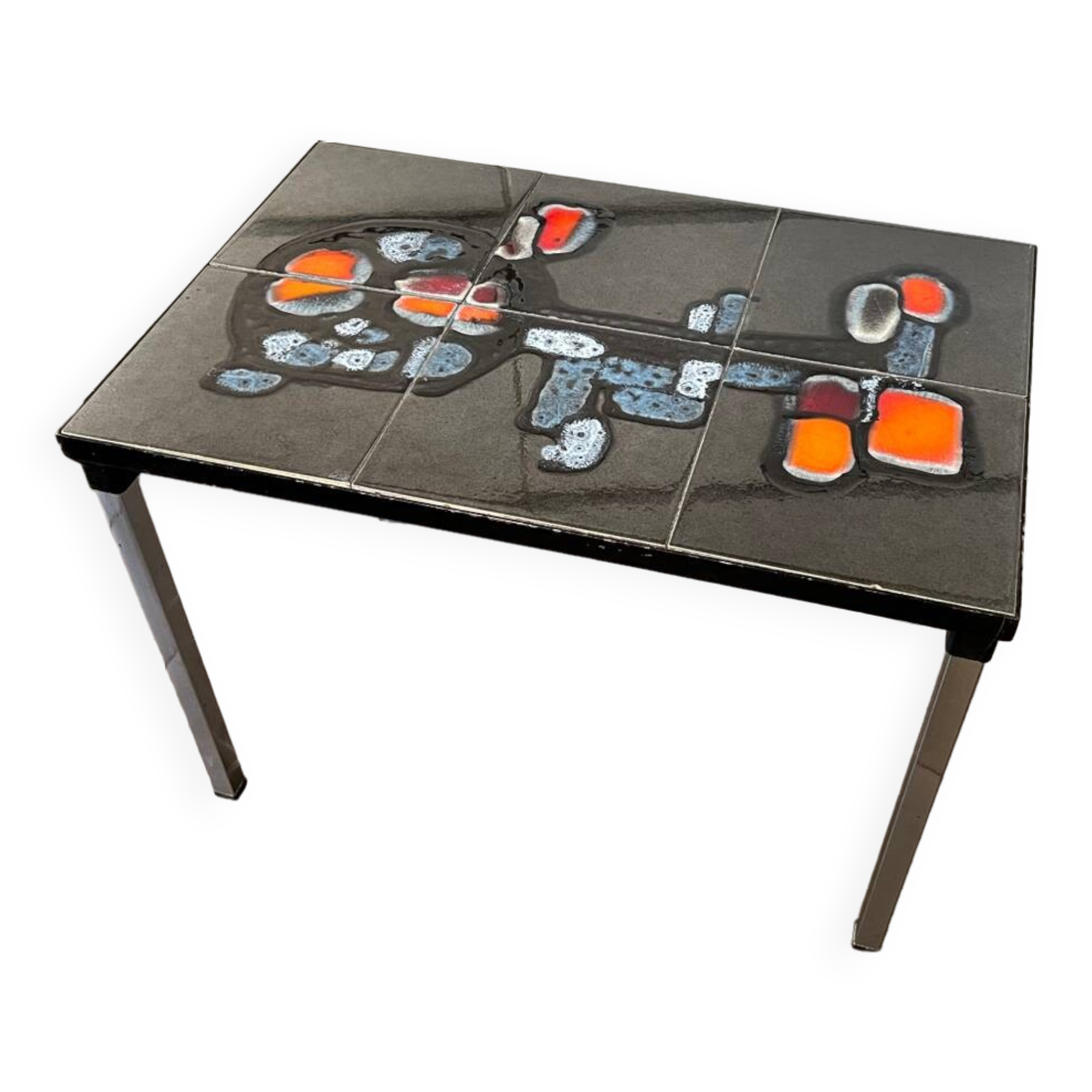 Belarti attribution side table - with tiles - 1960/70's