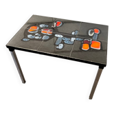 Table d’appoint attribuée à Belarti - aux carreaux - 1960/70’s