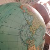 Terrestrial globe old world map