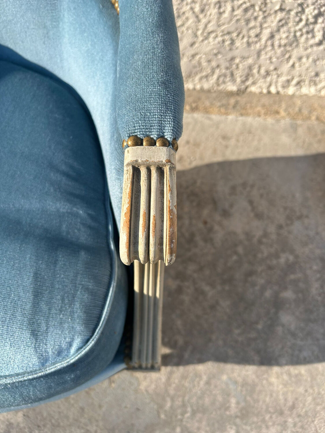 Fauteuil style bergère