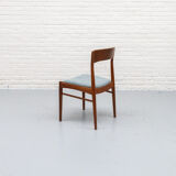 Set of 4 Henning Kjaernulf dining chairs