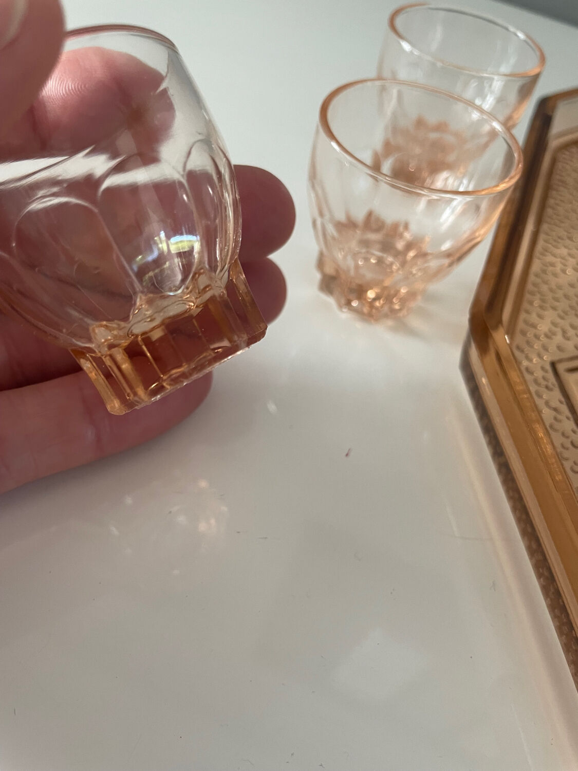 Art Deco liqueur service