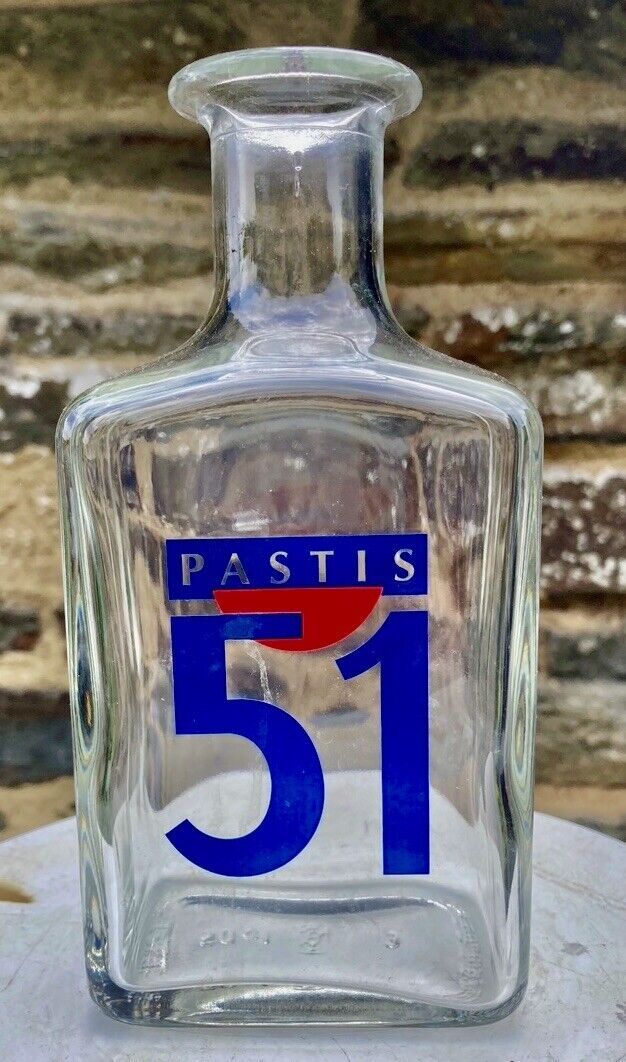 set of 2 old advertising decanters Pastis 51