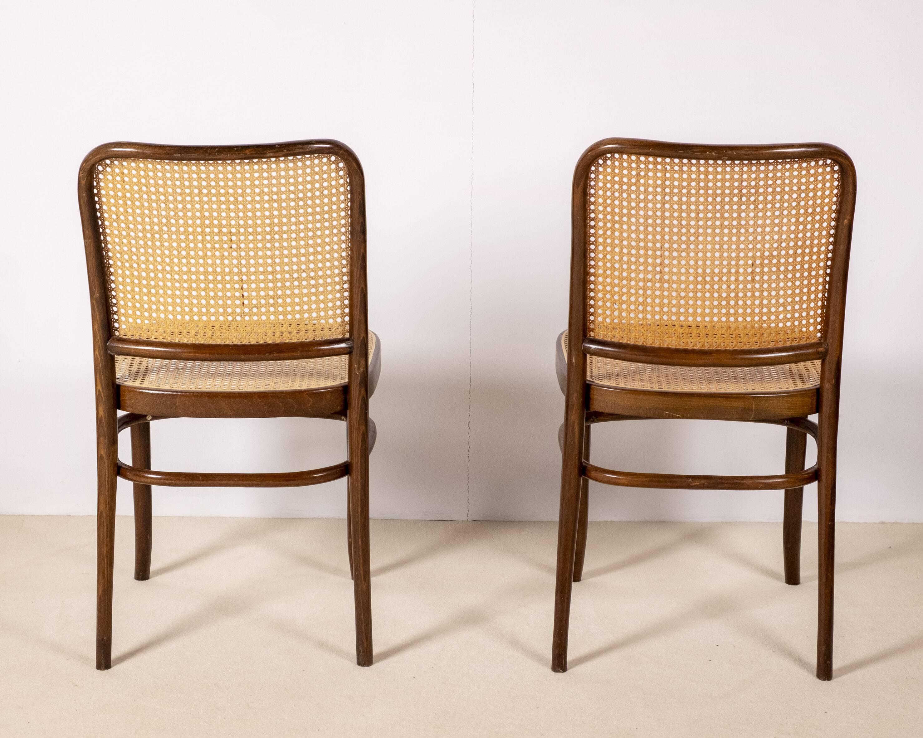 2x Josef Hoffmann dining chair Model 811