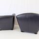 Cor zelda set of 2 leather armchairs by peter maly