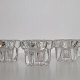 Vintage glass candle holders