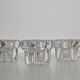 Vintage glass candle holders