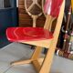 Chaise enfant Casala vintage rouge