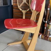 Vintage red Casala children's chair