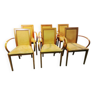 Set of 6 Bridge chairs, Sillala